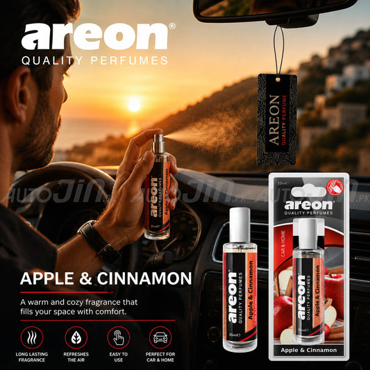 Areon Perfume Blister 35ml - Apple & Cinnamon - Spray Perfume