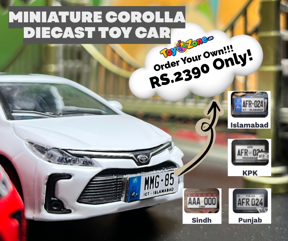 Kinsmart Miniature Toyota Corolla Diecast Toy Car Scale 1:38