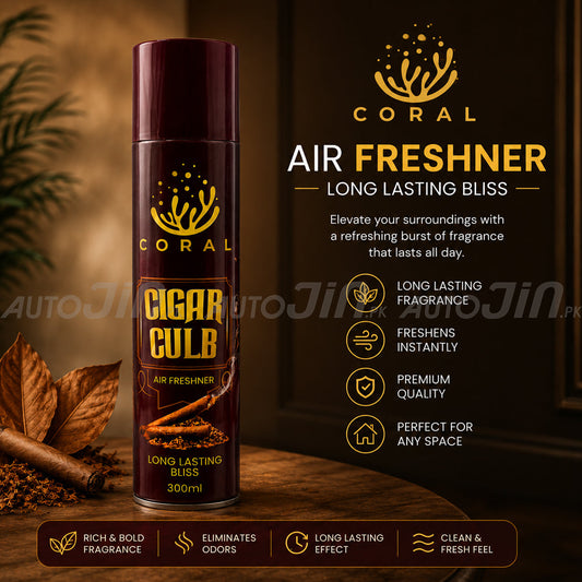 Coral Air Freshener Cigar Club - 300ML - Car, Room & Office