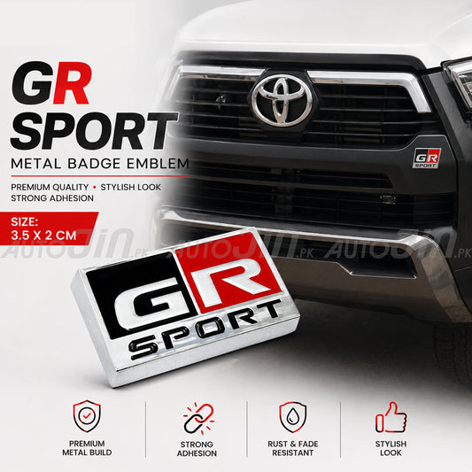 GR Monogram Emblem For Toyota Fortuner, Hilux Revo