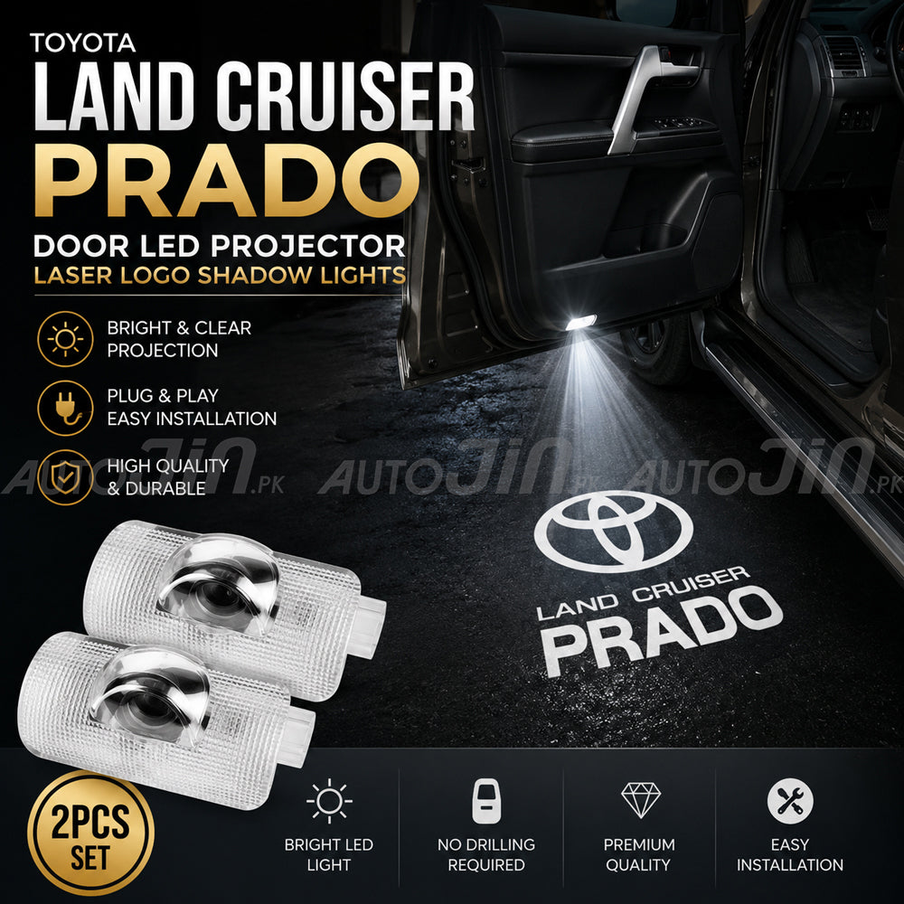 Toyota Land Cruiser Prado 2pcs Car Door LED Projector Laser Logo Shadow Lights