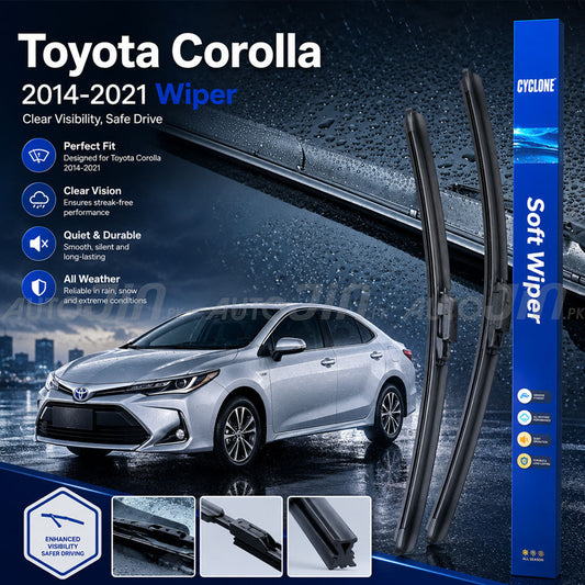 Cyclone Toyota Corolla 2014-2026 Wiper Balde Soft Windshield