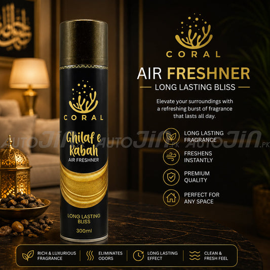 Coral Air Freshener Ghilaf e Kabah - 300ML - Car, Room & Office