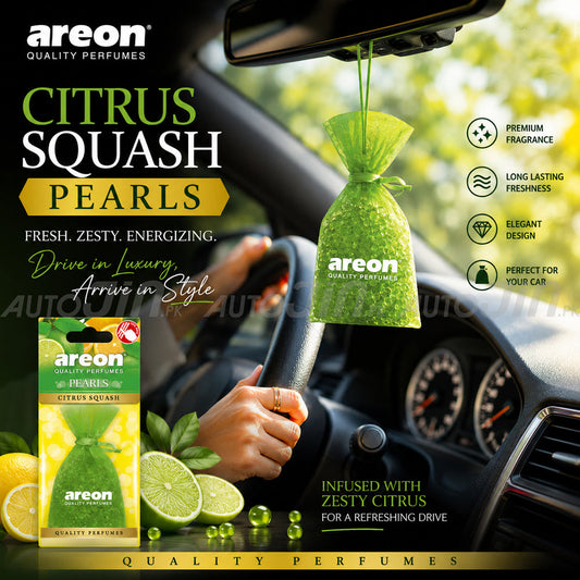 Areon Pearls - Citrus Squash - Hanging Perfume