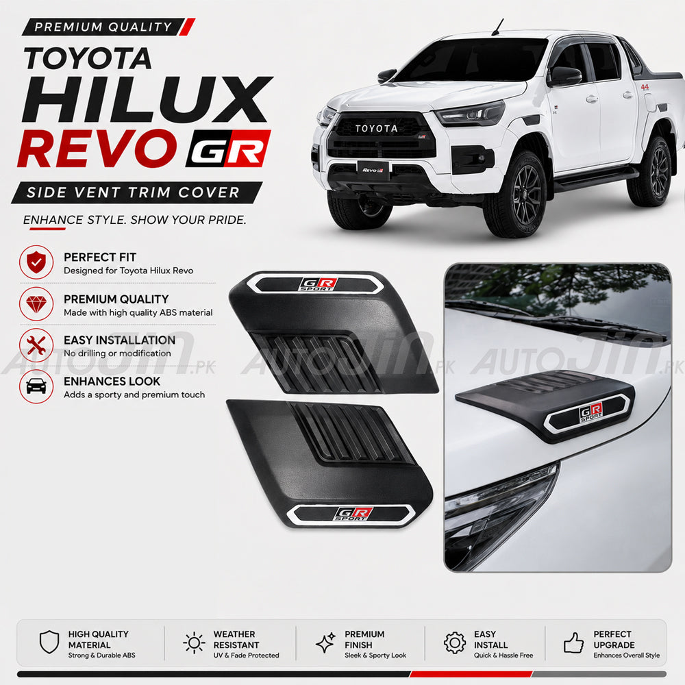 Toyota Hilux Revo GR Bonnet Side Vent High Quality Cover
