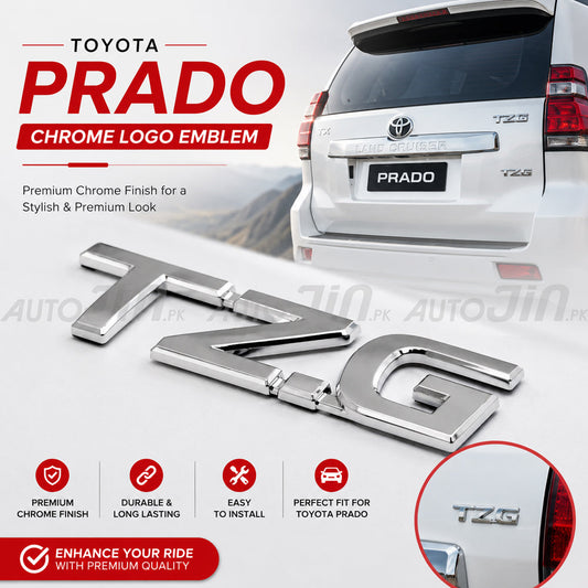 3D TZ-G Logo Emblem For Toyota Prado