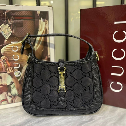 GUCCI Jackie 1961 Crystal GG Mini Shoulder Bag-Box Package