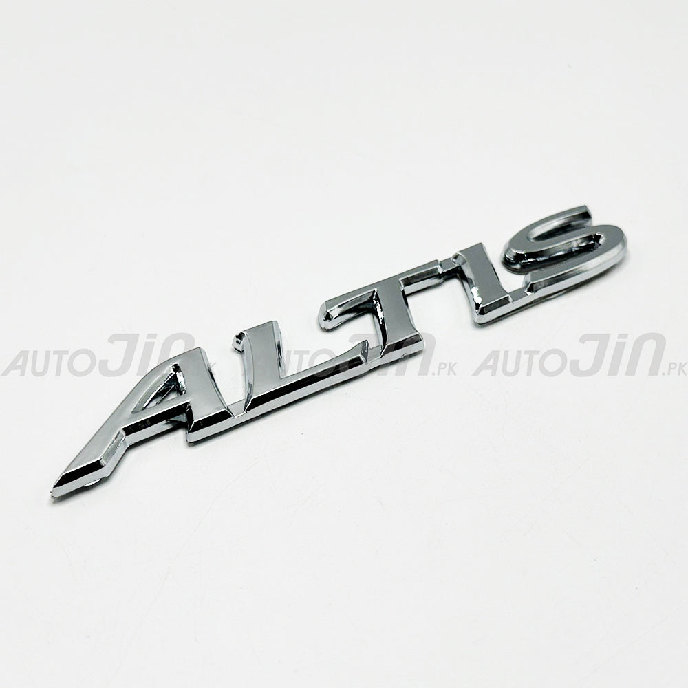 3D Altis Trunk Back Logo Emblem For Toyota Corolla