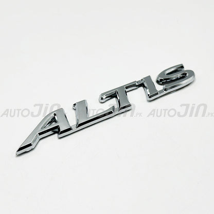 3D Altis Trunk Back Logo Emblem For Toyota Corolla
