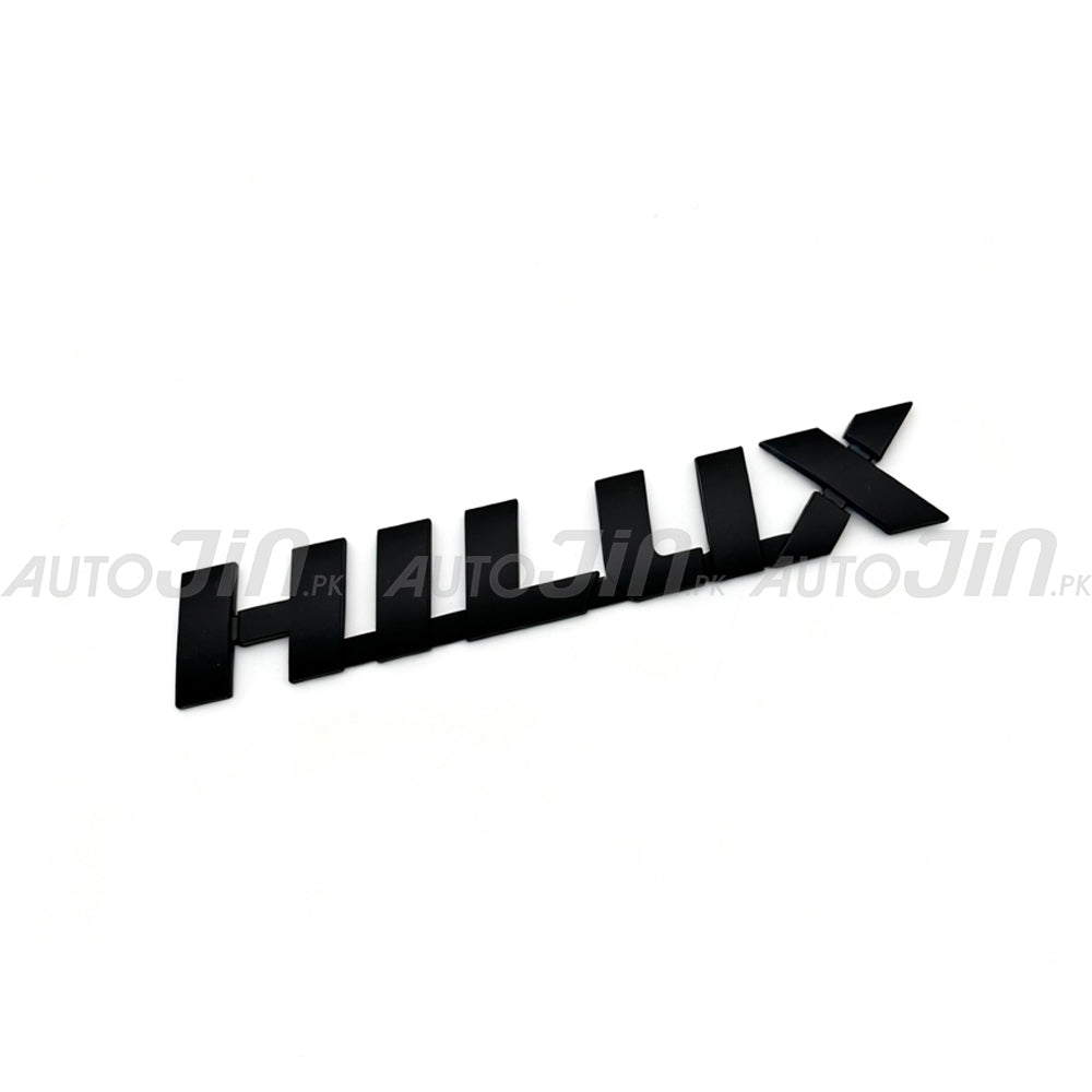 3D Hilux Badge Emblem Logo Black