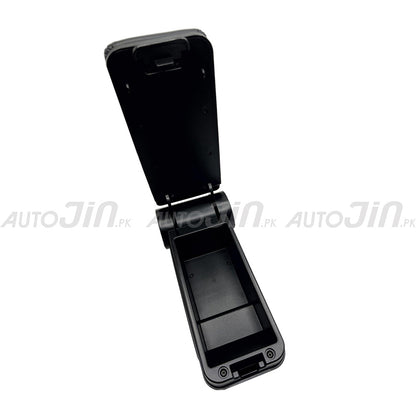 Sogo Toyota Vitz 2017-2026 Leather Armrest Console With Usb 4 Ports