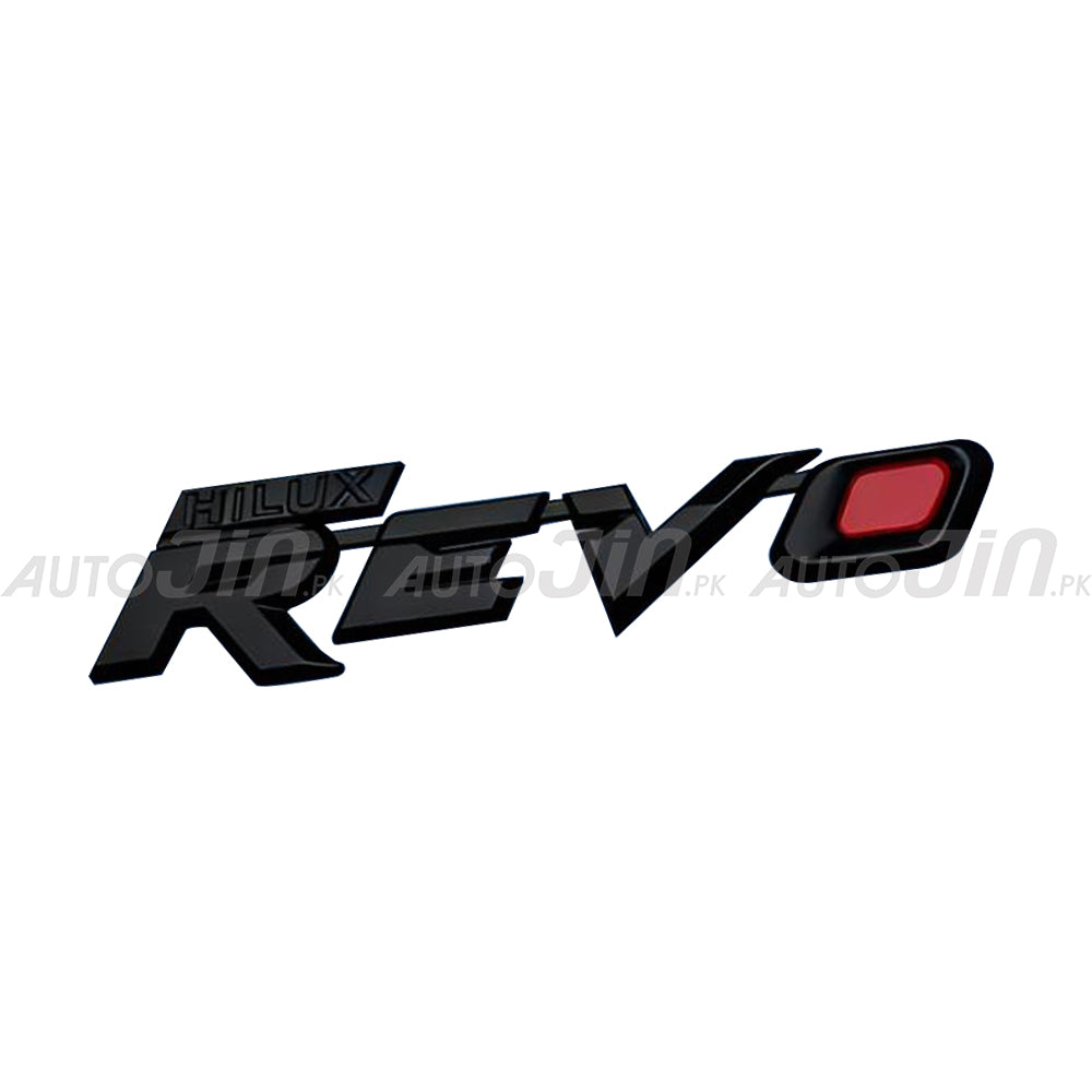 3D Hilux Revo Badge Emblem Logo Black