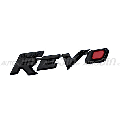 3D Hilux Revo Badge Emblem Logo Black