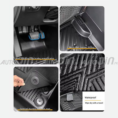 Toyota Yaris Hatchback TPE Floor Mats Premium
