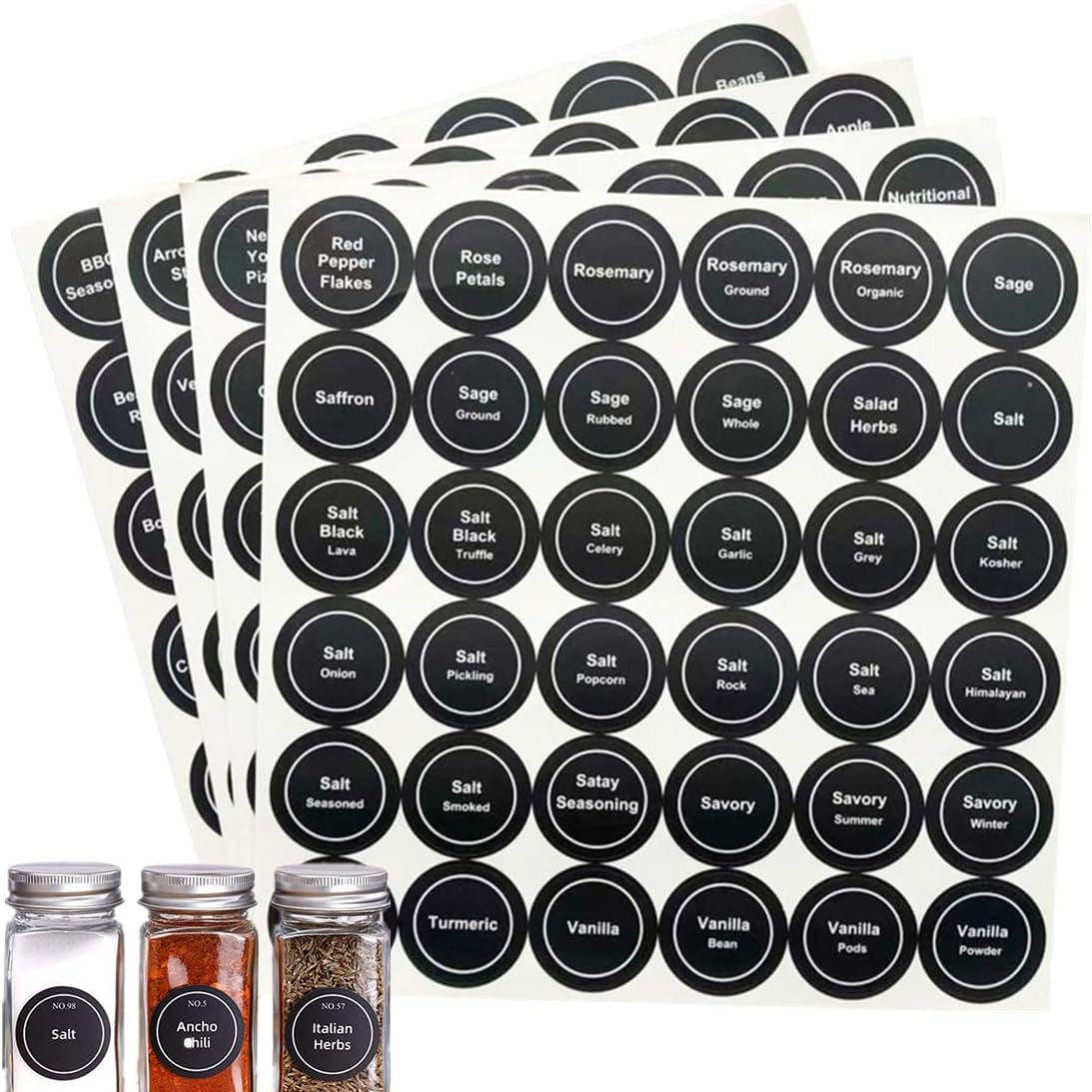 SpiceScript 220 Pieces Stickers Set