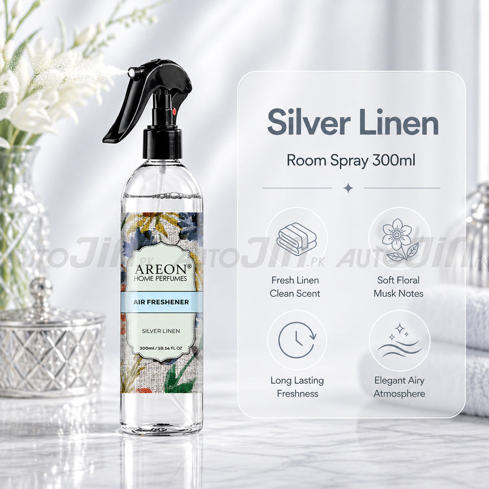Areon Room Spray - Silver Linen - 300ML