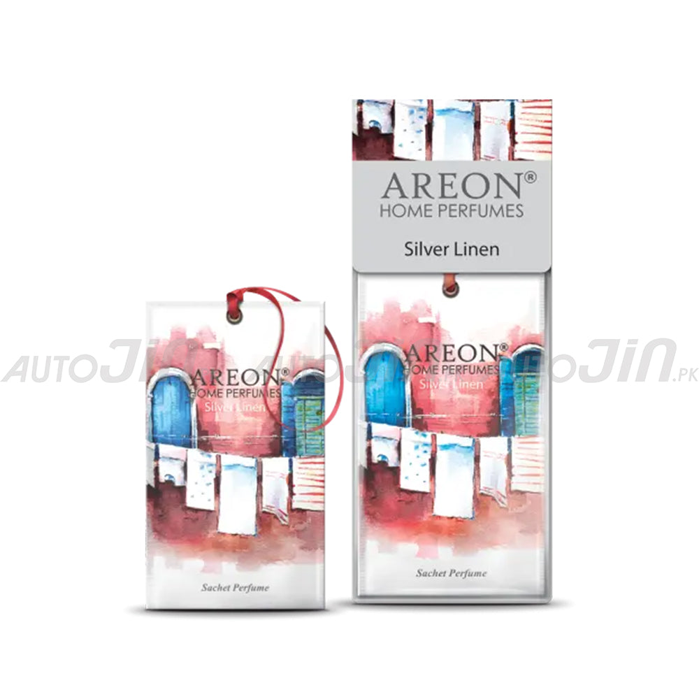 Areon Sachet Wardrobe Hanging Perfume - Silver Linen
