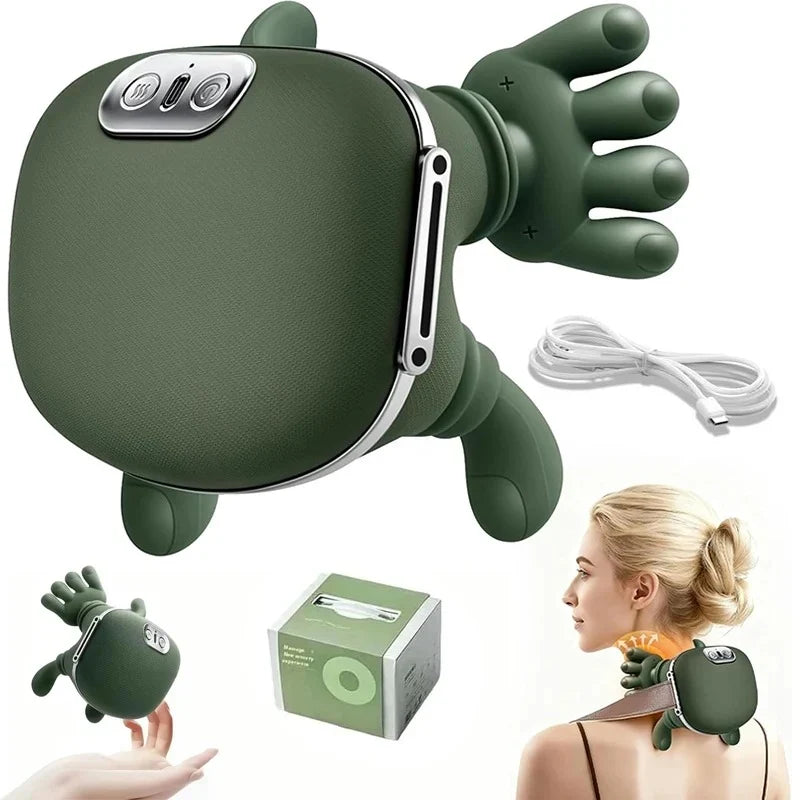 Wearable Electric Simulated Hand Neck And Shoulder Massager
