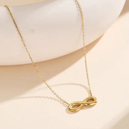 Gold-Tone Infinity Pendant Necklace