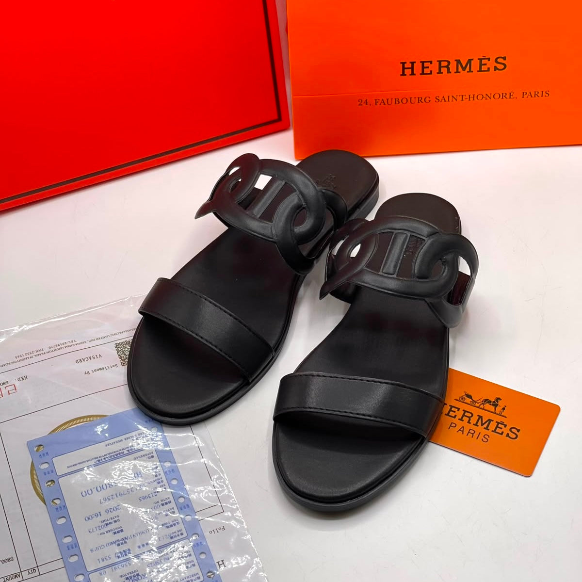 HERMES Lagune sandal-Box Packing