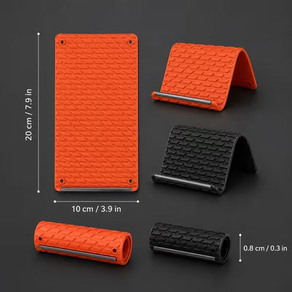 Anti-Slip EVA Foam Traction Grip Pads – Red & Black | Skateboard, Surfboard & Shoe Sole Grip