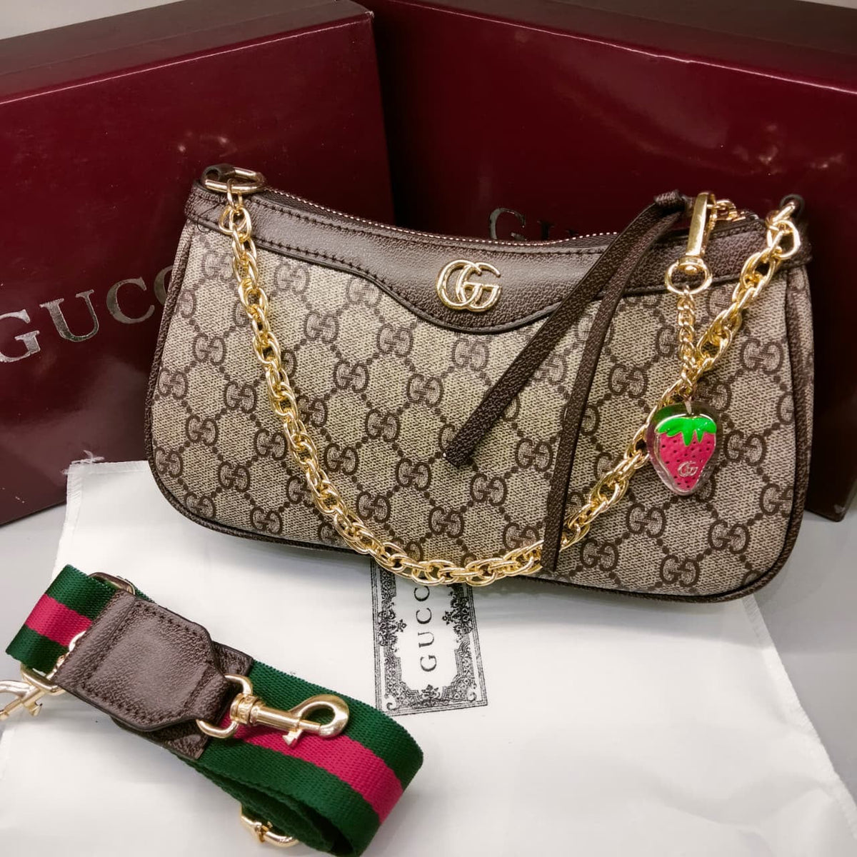 Gucci Ophidia Small Shoulder Bag-Box Packaging