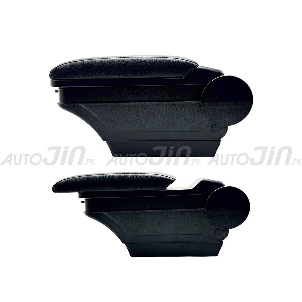 Sogo Toyota Vitz 2017-2026 Leather Armrest Console With Usb 4 Ports