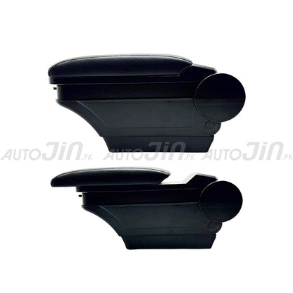 Sogo Toyota Vitz 2017-2026 Leather Armrest Console With Usb 4 Ports