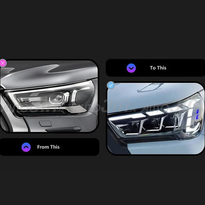 Toyota Hilux Revo GR Sport Style LED Projector Upgrade Headlights