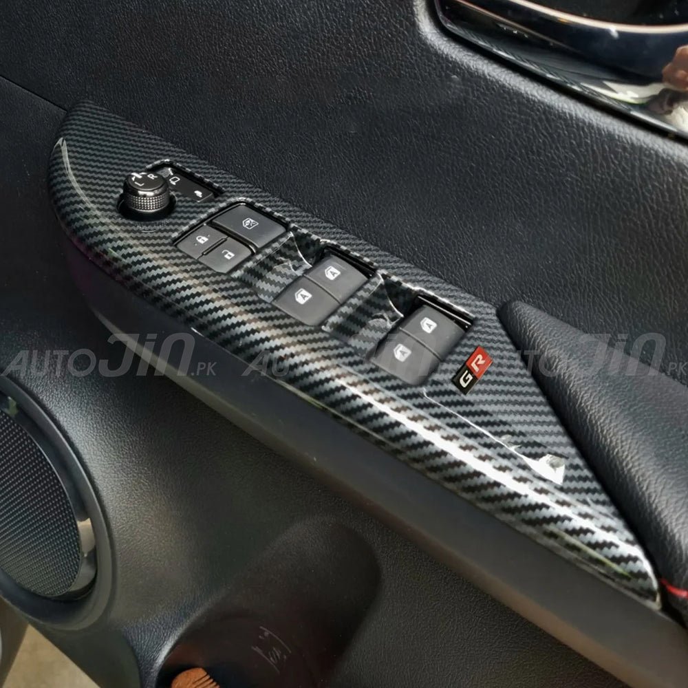 Toyota Hilux Revo GR Carbon Look Interior Accessories Trim Kit
