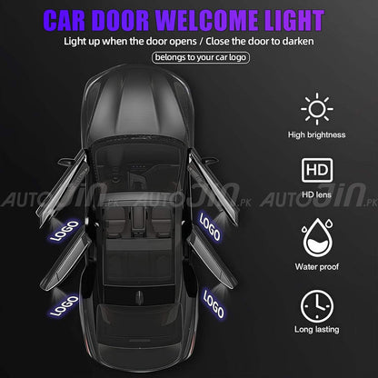 Toyota Land Cruiser Prado 2pcs Car Door LED Projector Laser Logo Shadow Lights