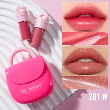 3Q Beauty Bag Shap Lipgloss 2 in 1