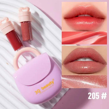 3Q Beauty Bag Shap Lipgloss 2 in 1