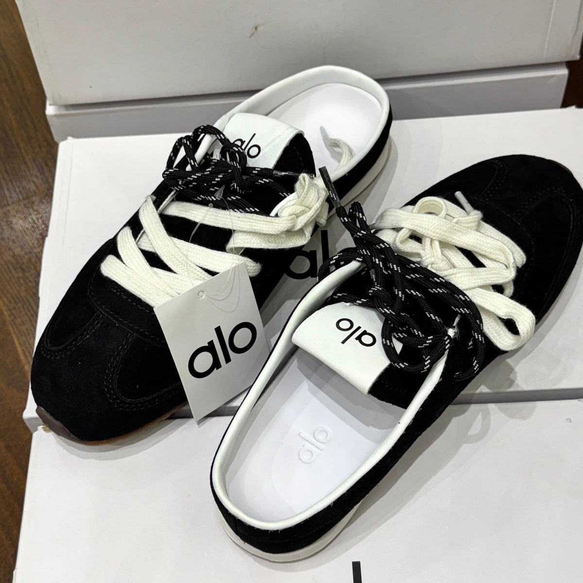 ALO Sunset Sneaker Mule- Box Packing
