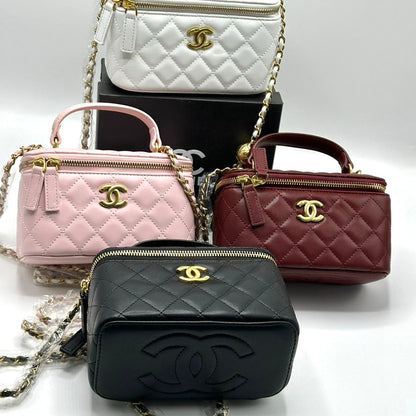 Chanel Quilted Vanity Bag- Box Packaging