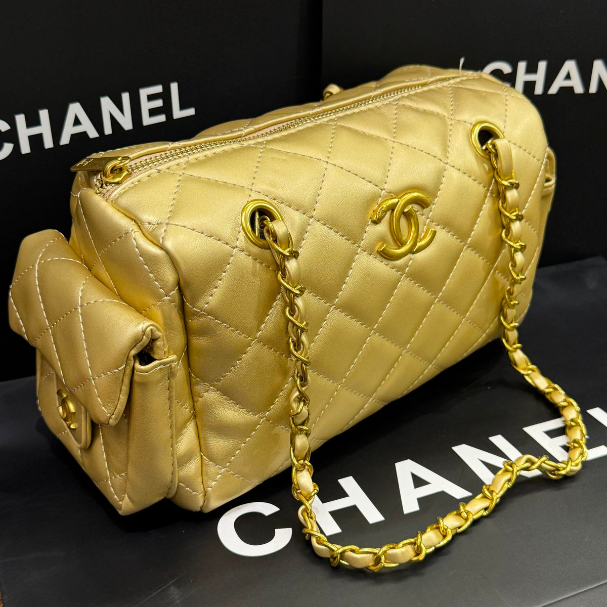 Chanel Preppy Coco Bowling Bag-Box Packaging