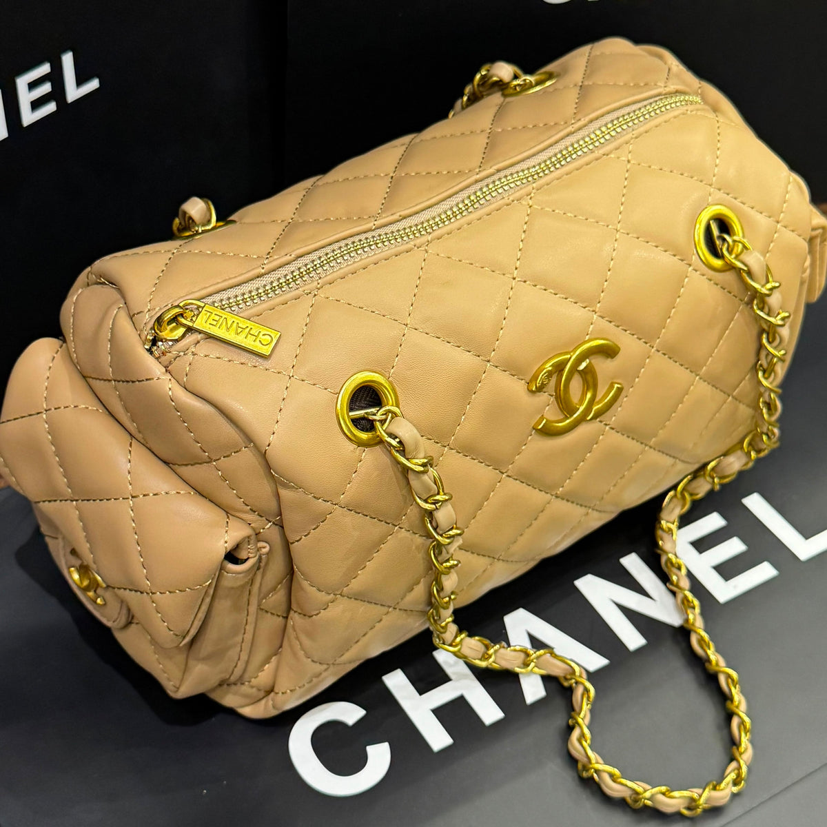 Chanel Preppy Coco Bowling Bag-Box Packaging