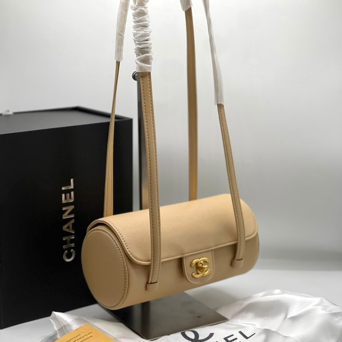 Chanel Preppy Coco Bowling Bag-Magnetic Box