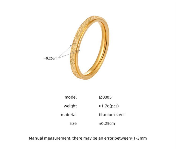 Aurelia Frosted Spin Ring