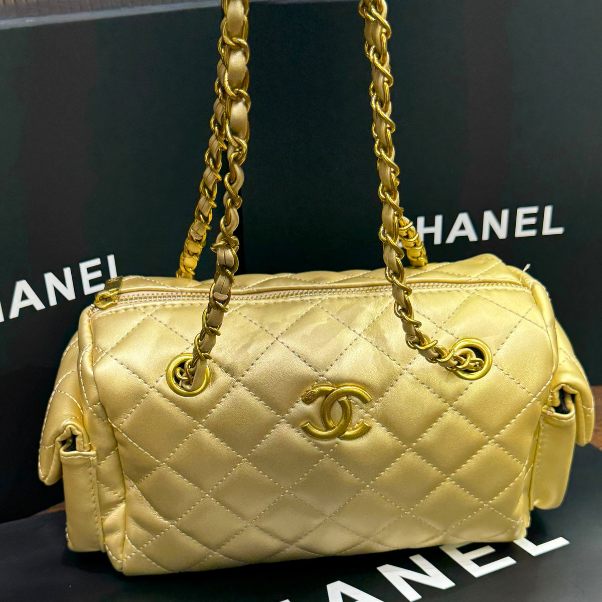 Chanel Preppy Coco Bowling Bag-Box Packaging