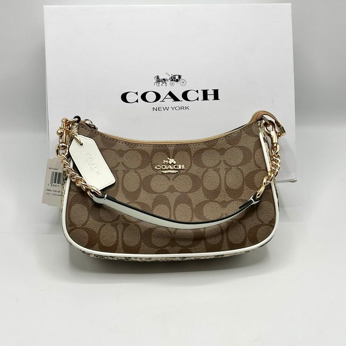 Coach Teri Shoulder Bag in Canvas  (Master)-Box Packing