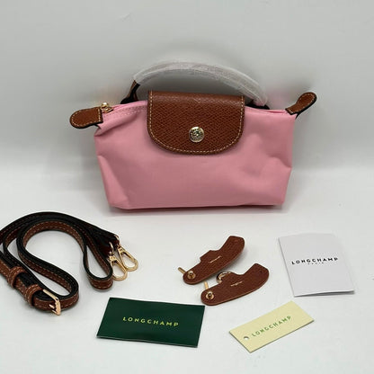 Longchamp Le Pliage Pouch with Handle & Long Strap XS
