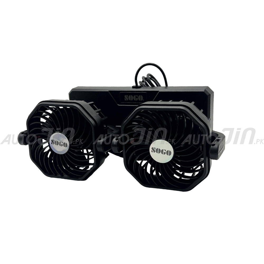 SOGO Storm Double Headed Fan 12v