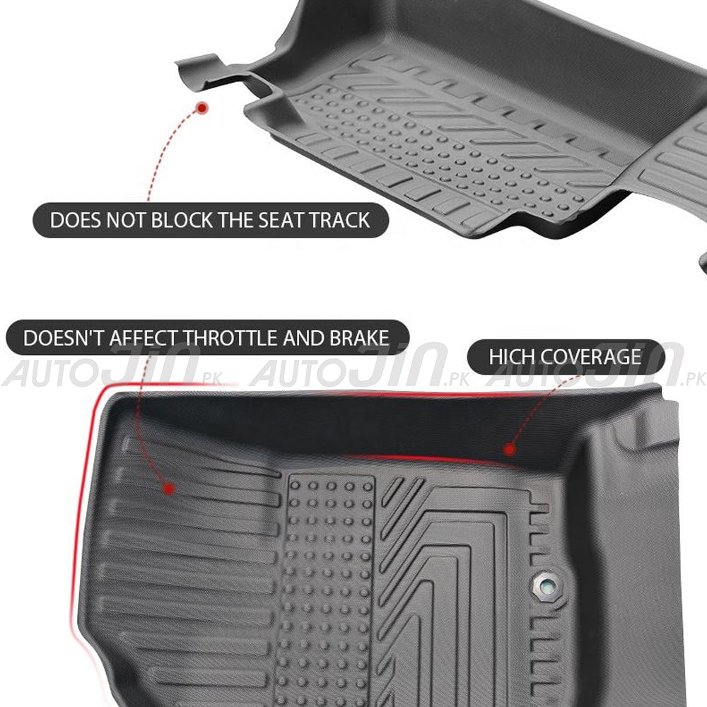 Jaecoo J7 2025-2026 TXR 5D TPE Premium Floor Mats