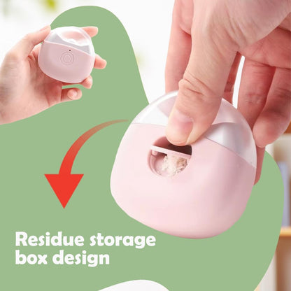 Mini Electric Nail Clipper with LED Light Safe And Quiet Nail Trimmer