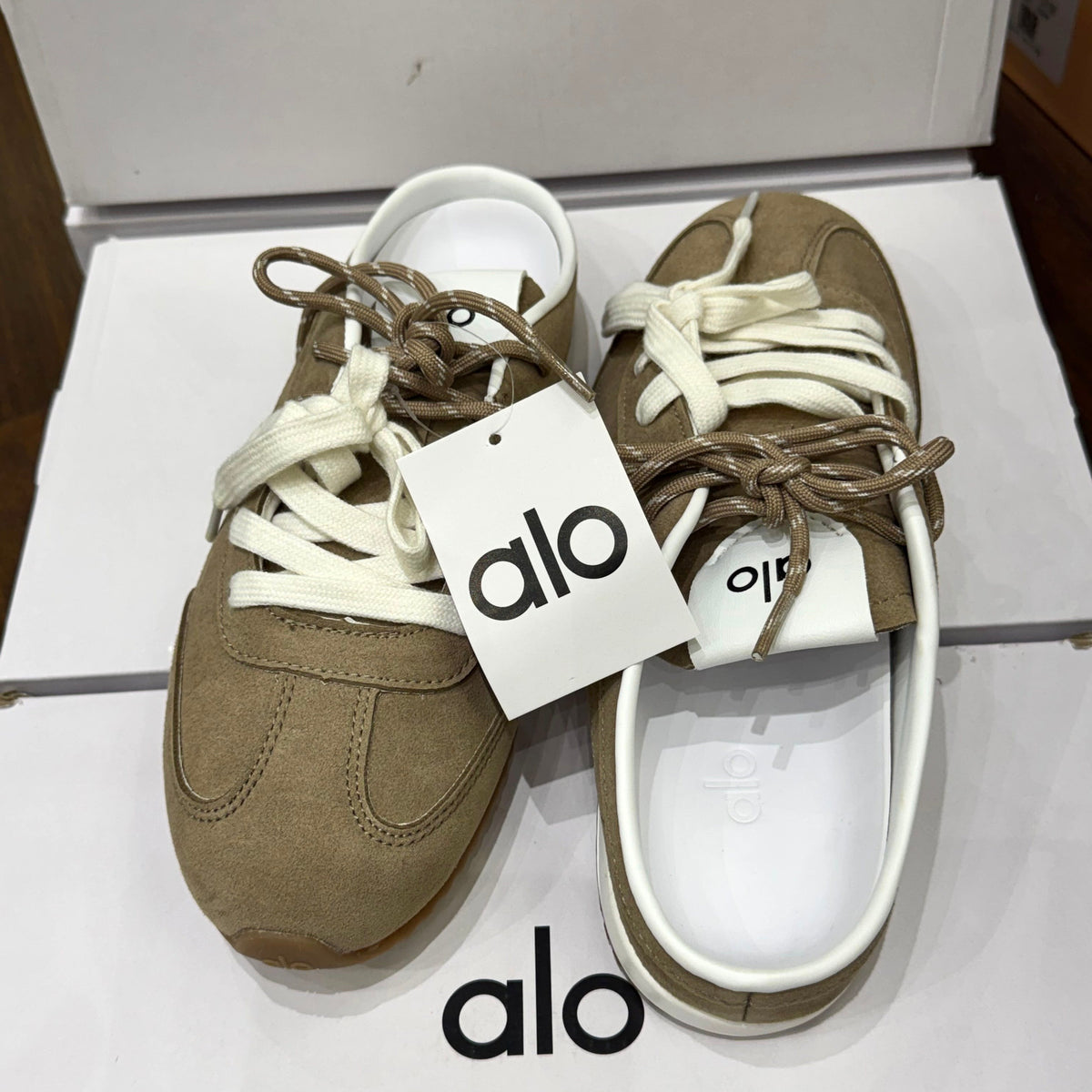 ALO Sunset Sneaker Mule- Box Packing