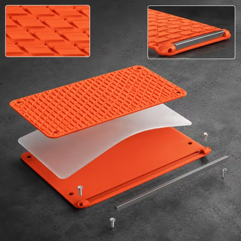 Anti-Slip EVA Foam Traction Grip Pads – Red & Black | Skateboard, Surfboard & Shoe Sole Grip