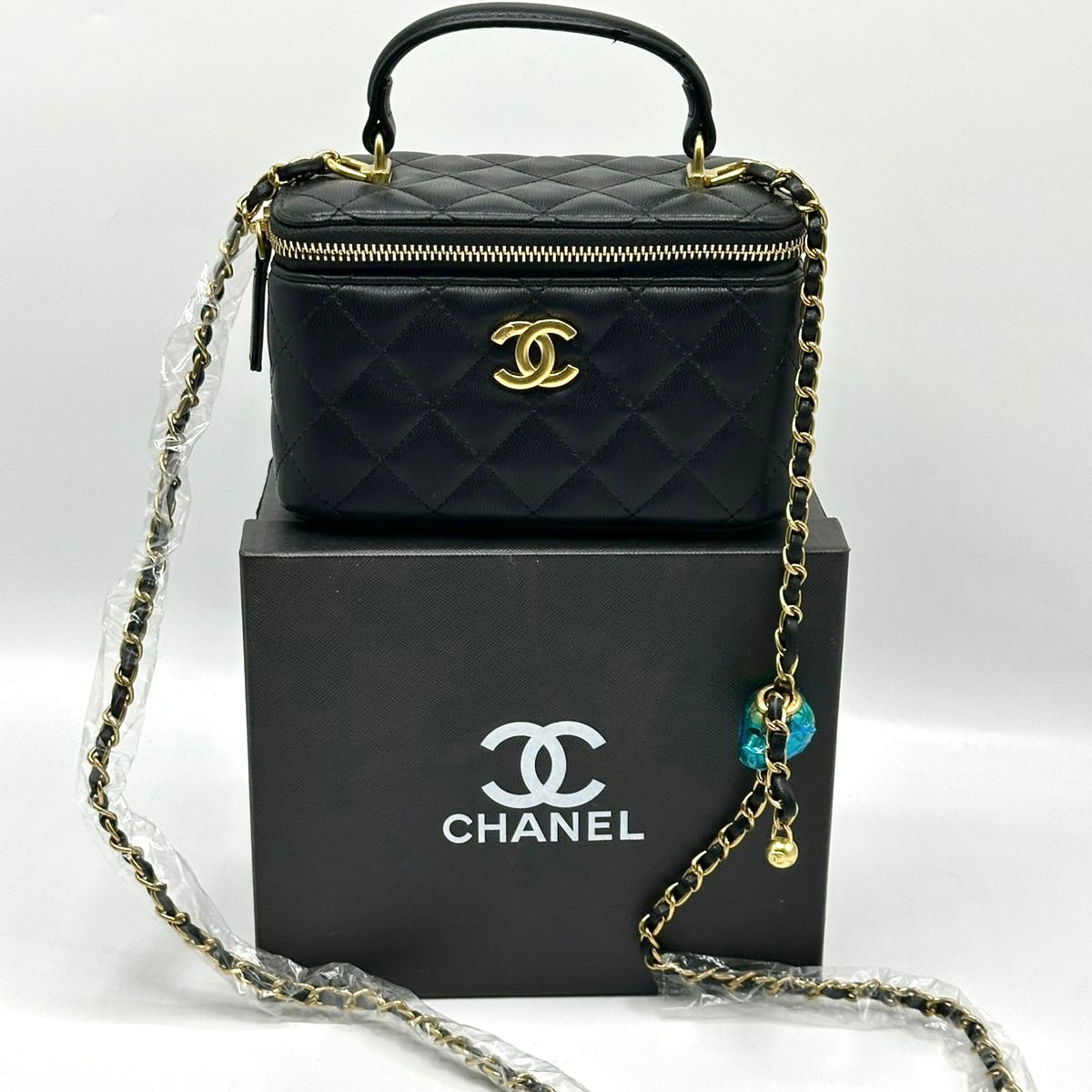 Chanel Quilted Vanity Bag- Box Packaging