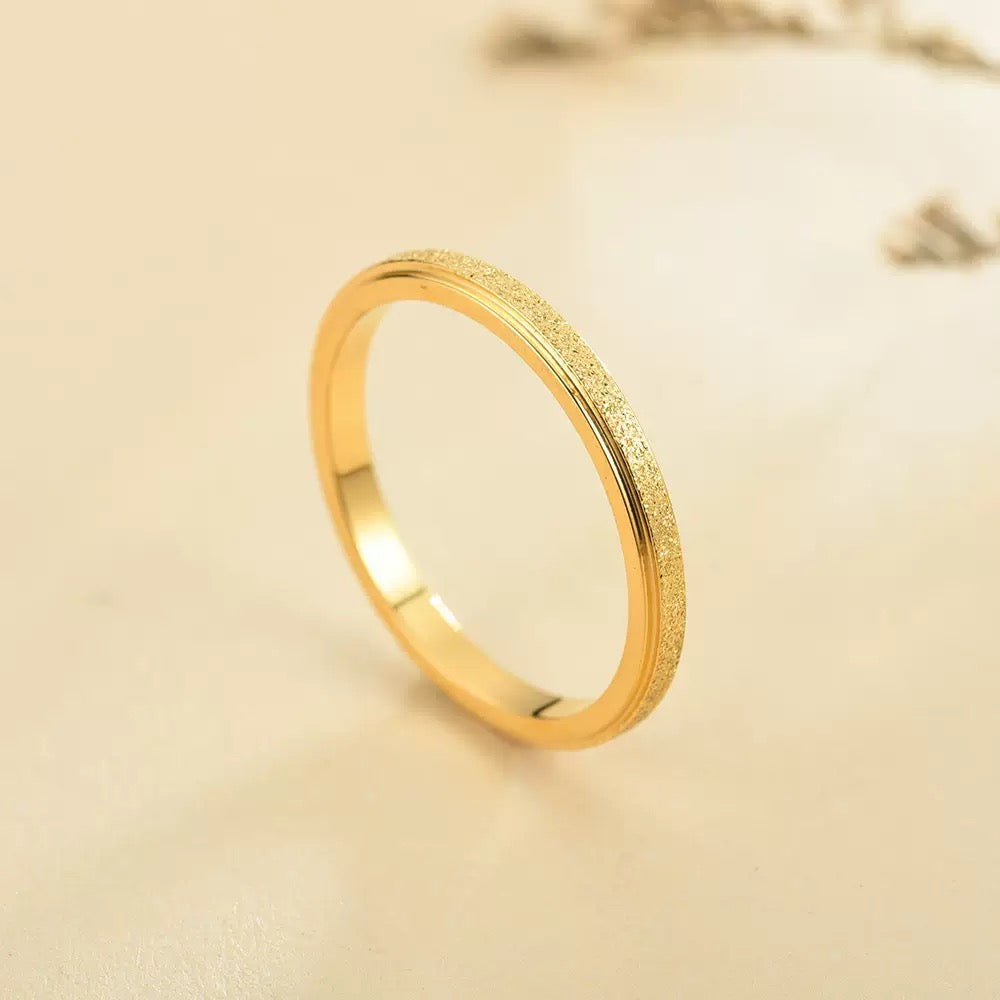 Aurelia Frosted Spin Ring