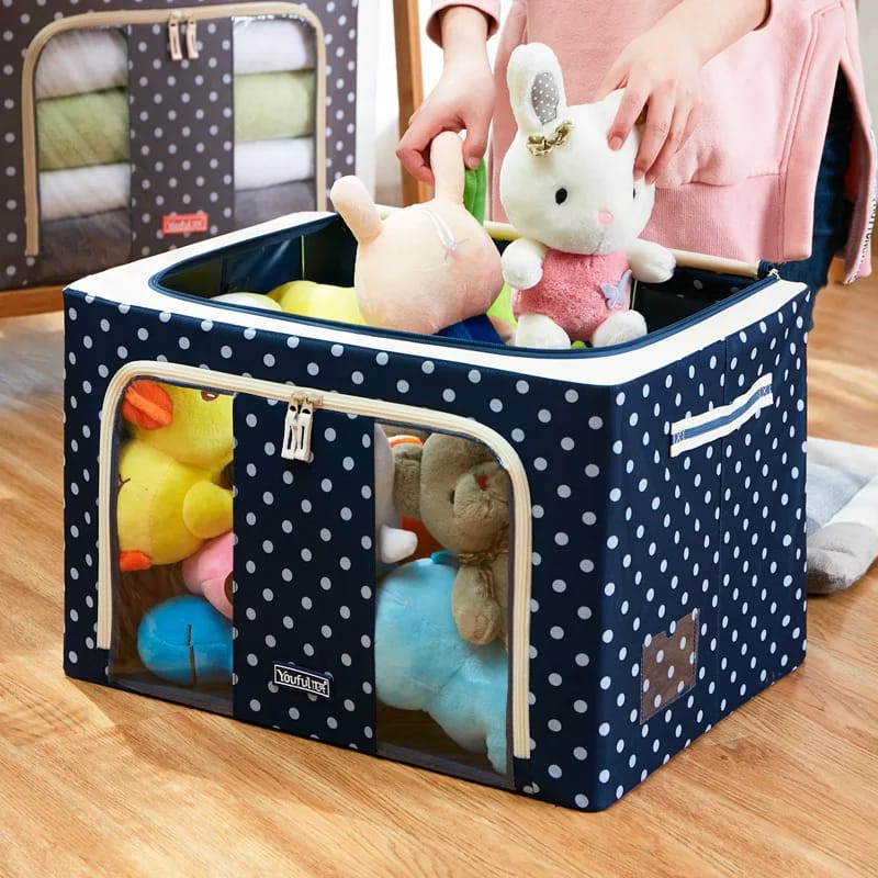 Large Size Storage Organizers with Metal Supports Pack of two (Imported)